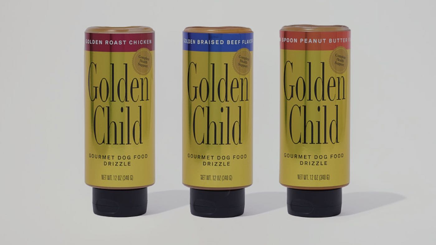 A Golden Child dog